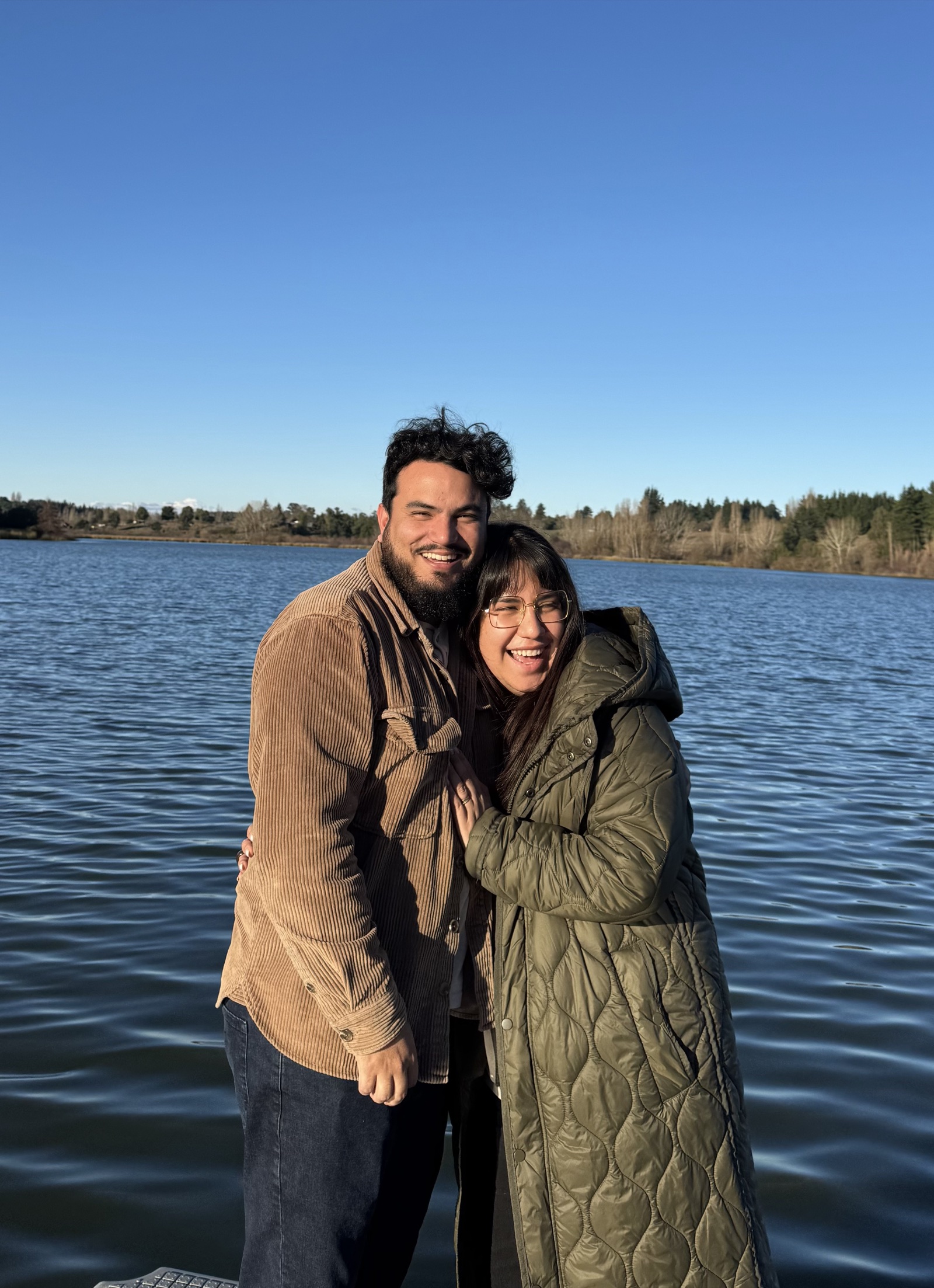 Francisco Tapia with his wife, Jennifer